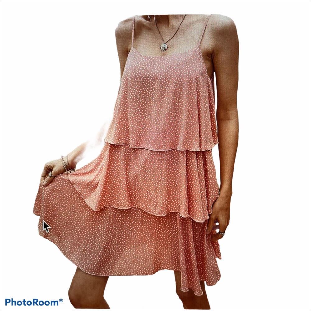 Three tiered Spaghetti Strap Dress